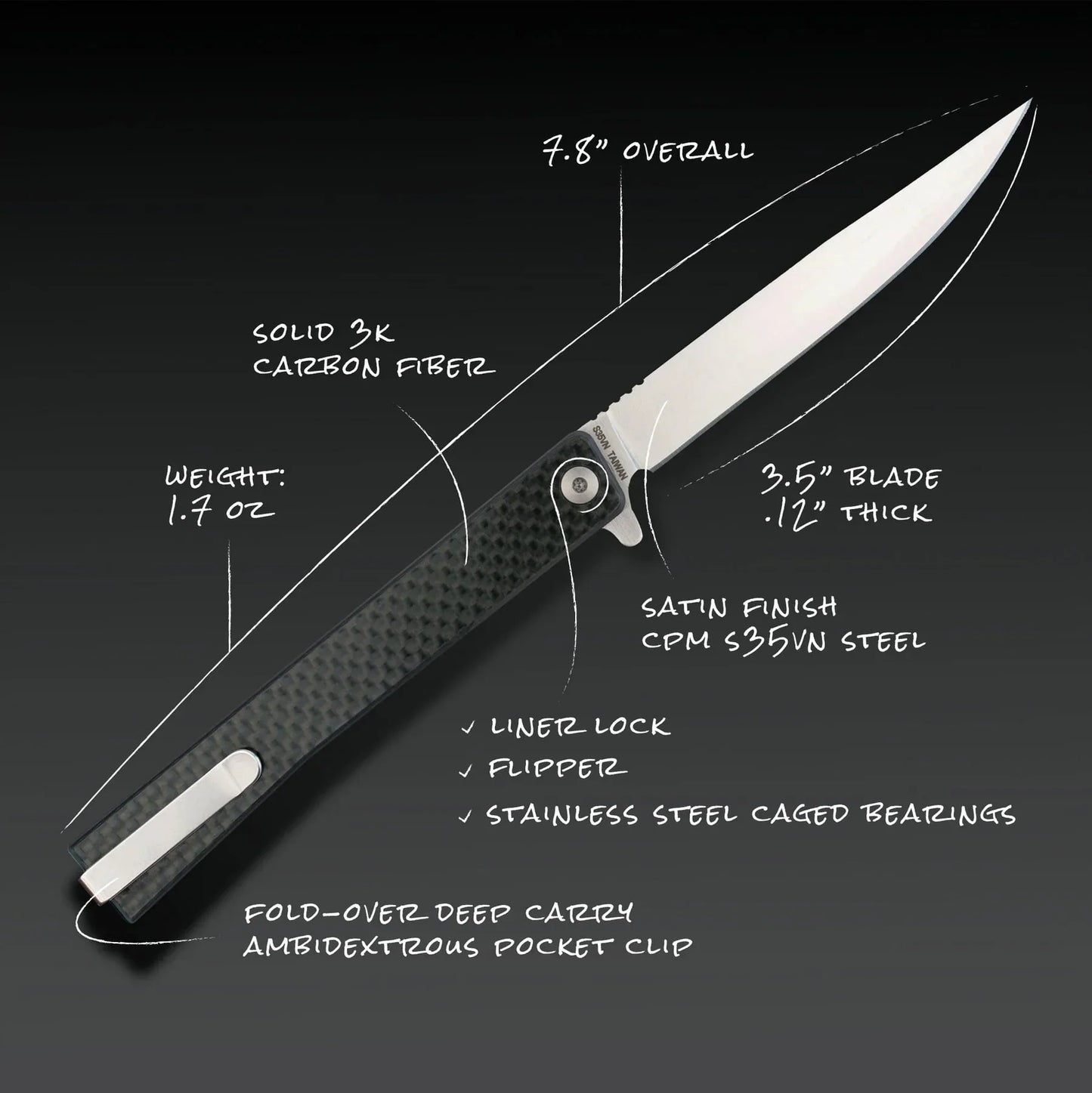 Ocaso Solstice Carbon Fibre Straight