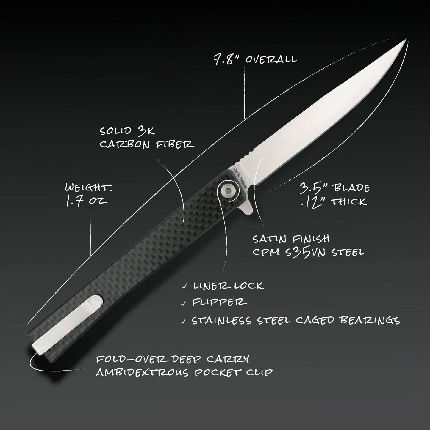 Ocaso Solstice Carbon Fibre Straight