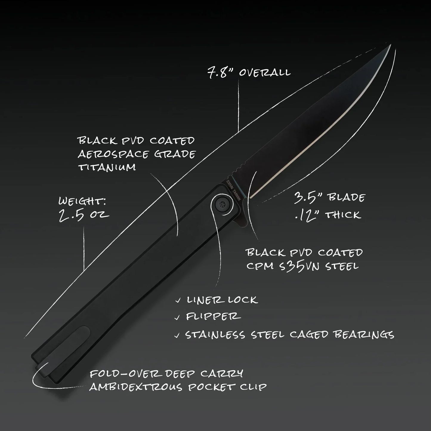 Ocaso Solstice Titanium Straight