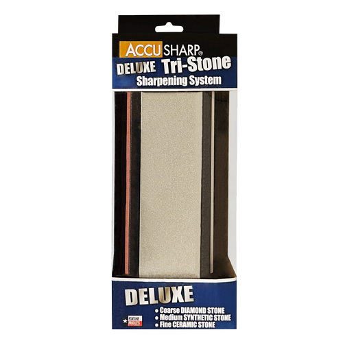 AccuSharp DELUXE Tri-Stone Sharpening System