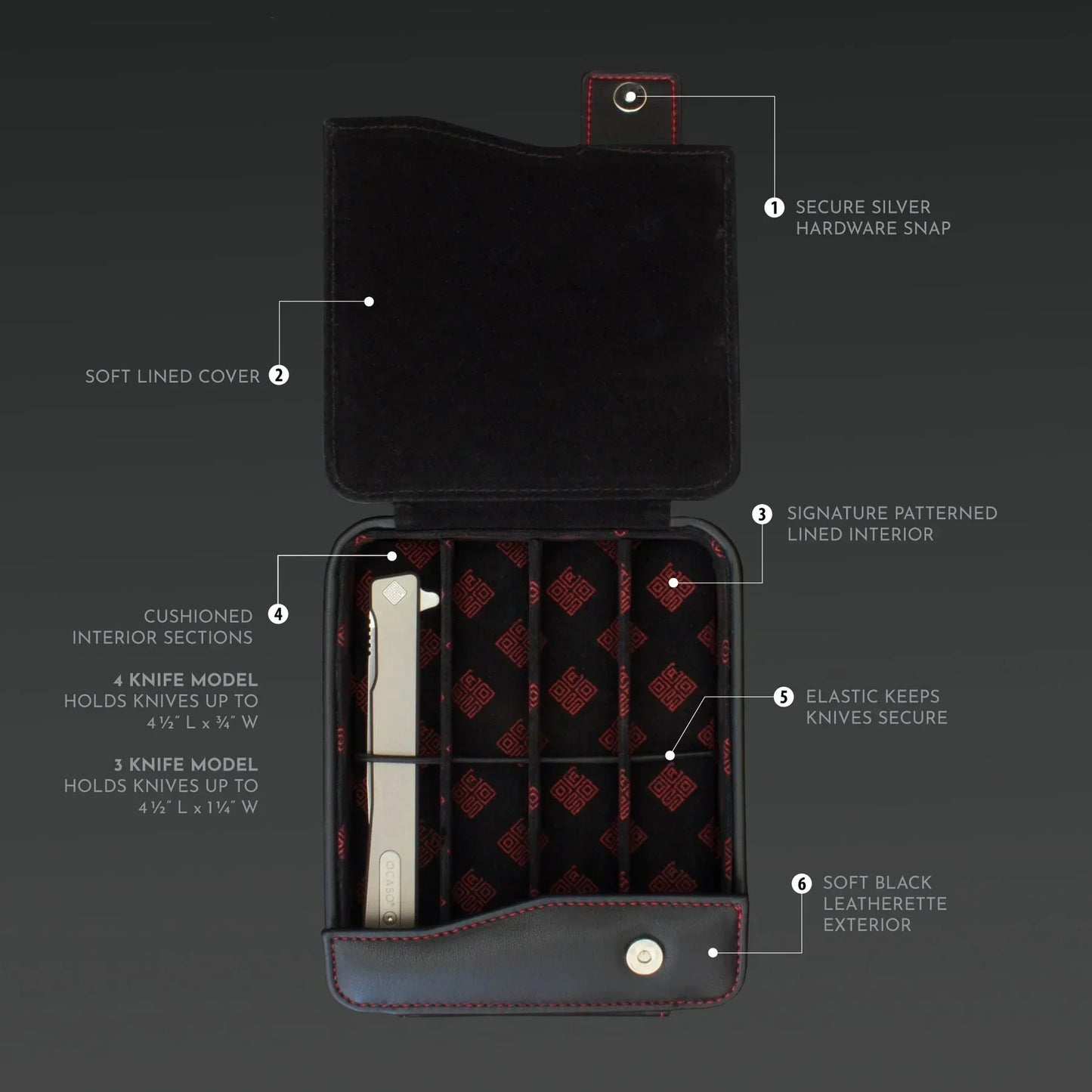 Ocaso Knife Storage Cases