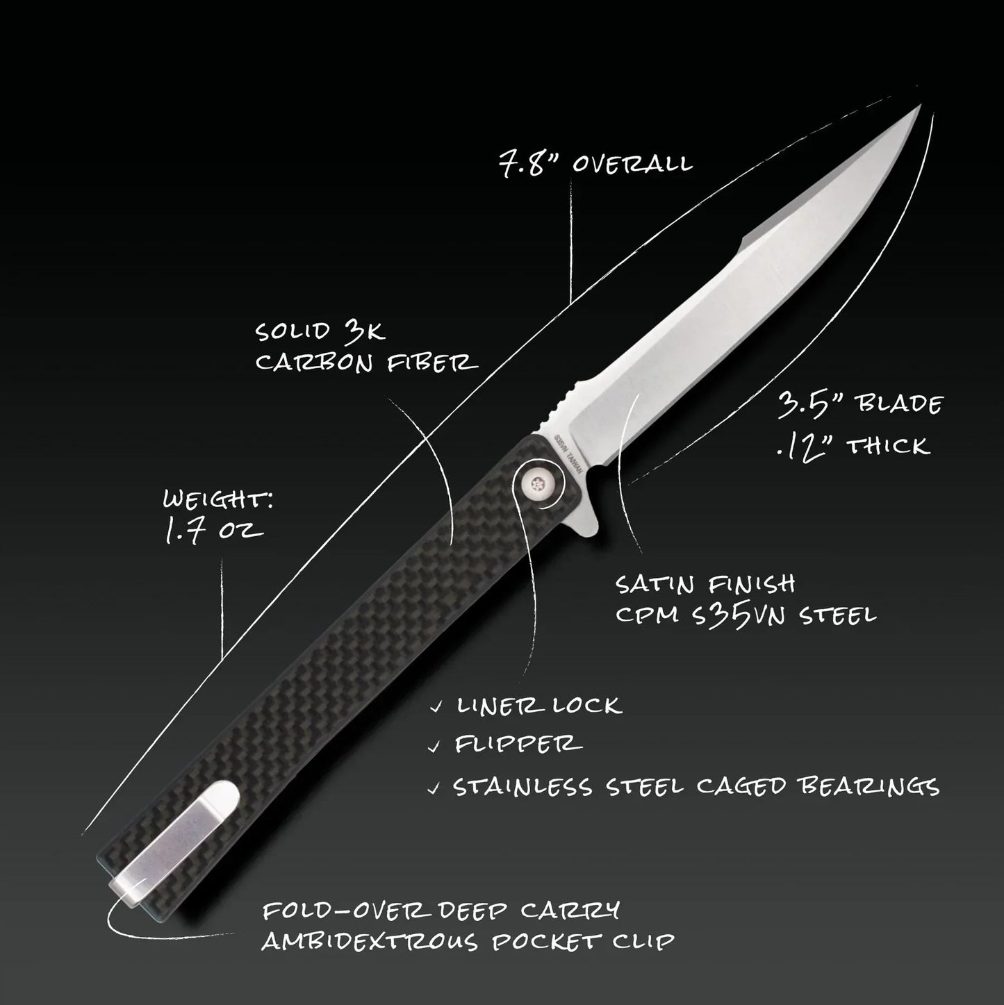 Ocaso Solstice Carbon Fibre Harpoon
