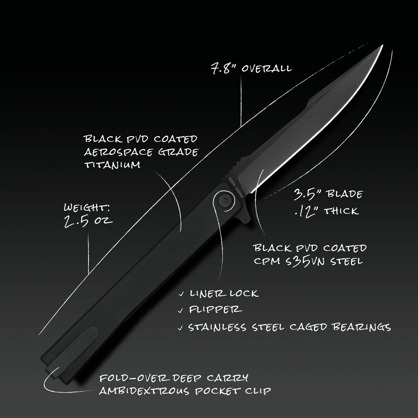 Ocaso Solstice Titanium Harpoon
